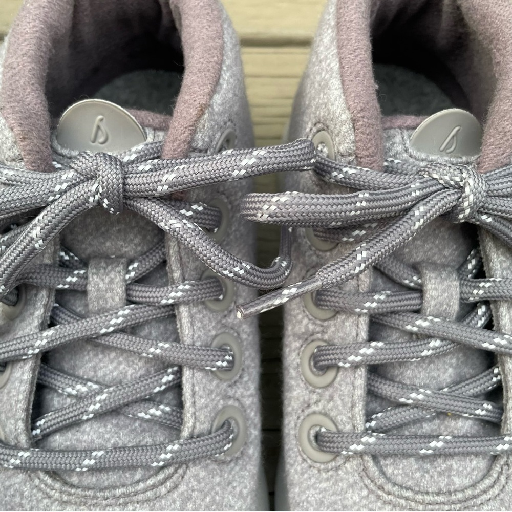 Allbirds Women's Wool Runner-up Mizzles - Medium Grey (Light Grey Sole) size 8 - Picture 8 of 16